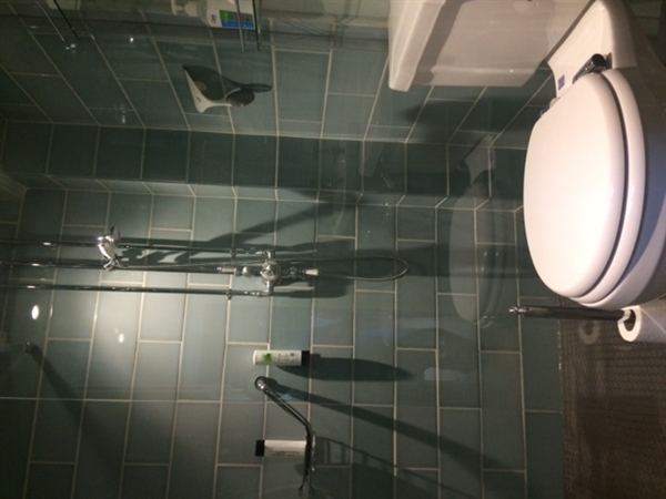 wet room with lashings of hot water